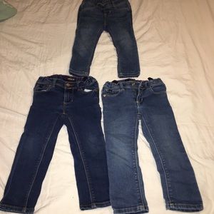 Lot is size 2t toddlers jeans